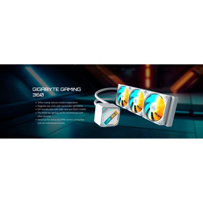 Система жидкостного охлаждения GIGABYTE GP-GME 360I изображение 7