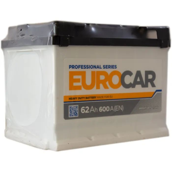 Аккумулятор автомобильный EUROCAR 6СТ-62АЗ (1) (+/-) (L2) 600А 12V (E) изображение 2