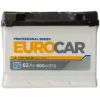 Аккумулятор автомобильный EUROCAR 6СТ-62АЗ (1) (+/-) (L2) 600А 12V (E)