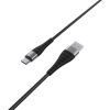 Дата кабель USB 2.0 AM to USB-C 1.0m 2.4A nylon BX32 black BOROFONE (6931474710451) изображение 2