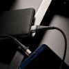 Дата кабель USB 2.0 AM to USB-C 1.0m 2.4A nylon BX32 black BOROFONE (6931474710451) изображение 4
