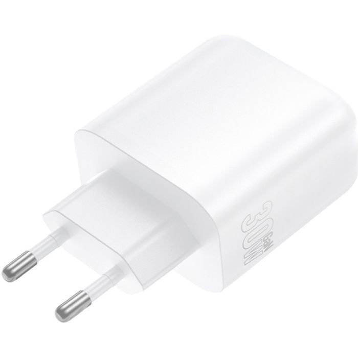 Зарядний пристрій BOROFONE BA89A Destello 1xUSB-C PD30W + 1xUSB QC3.0 White (6941991119361) зображення 6