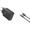 Зарядное устройство XO L105-CC 2xUSB-C PD35W Black (L105-CC.black)