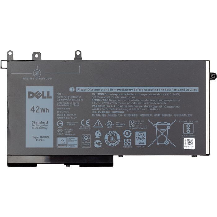 Аккумулятор для ноутбука Dell Latitude E5280 (3DDDG) 11.4V 3500mAh (NB441334)