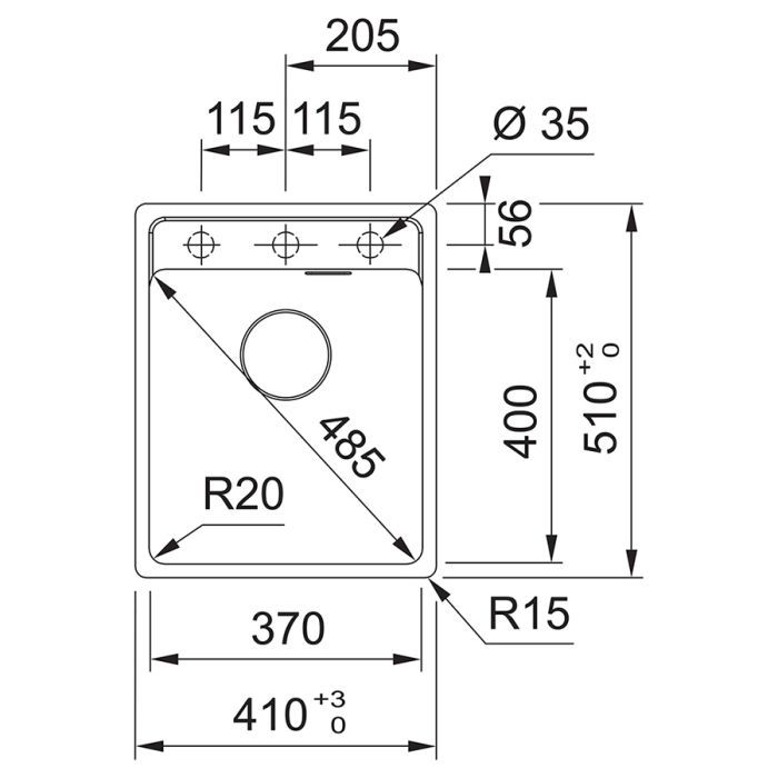 Мойка кухонная Franke Maris MRG 610-37 TL (114.0668.864) изображение 3
