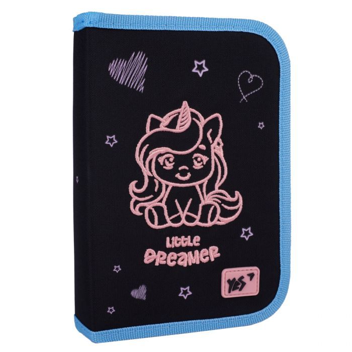 Пенал Yes Cute Unicorn HP-04 твердий одинарний з двома клапанами (533627)