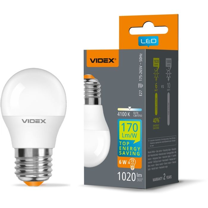 Лампочка Videx VL-G45h-06274 изображение 2
