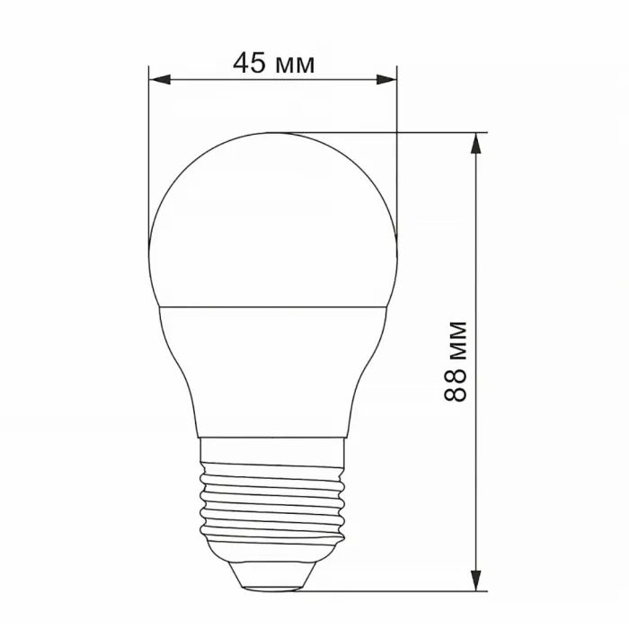 Лампочка Videx VL-G45h-06274 изображение 3