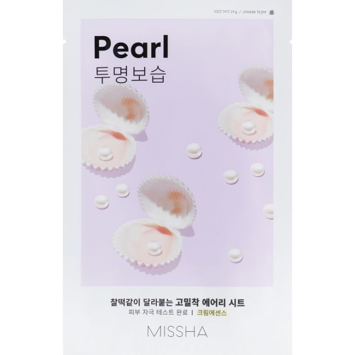 Маска для обличчя Missha Airy Fit Pearl Sheet Mask 19 г (8809747963713)