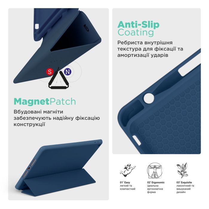 Чехол для планшета Armorstandart Smart Fold Pen Lenovo Tab TB311FU Pine Green (ARM84943) изображение 7