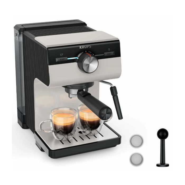 Рожковая кофеварка эспрессо Krups XP381B10 изображение 2