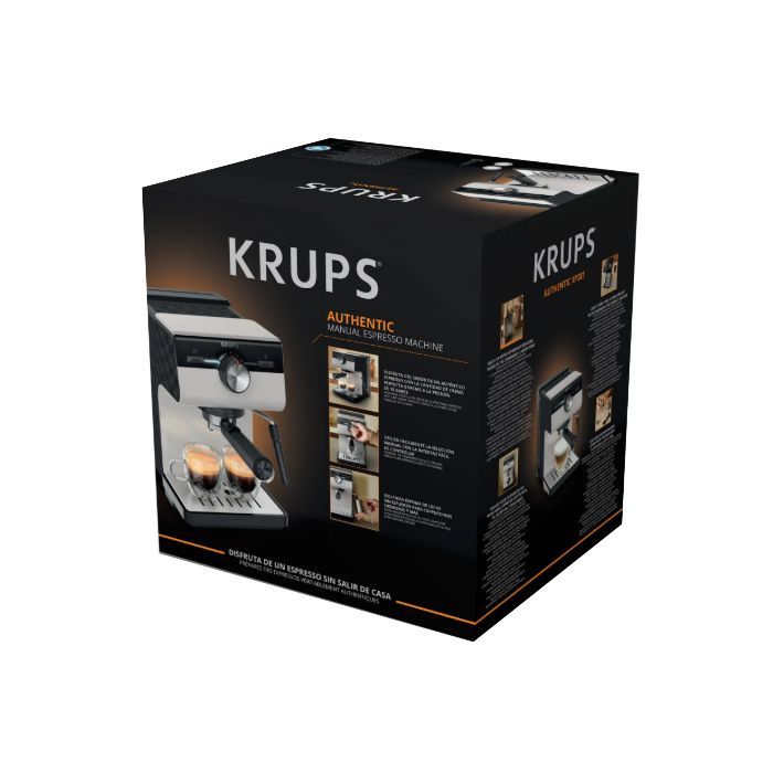 Рожковая кофеварка эспрессо Krups XP381B10 изображение 3