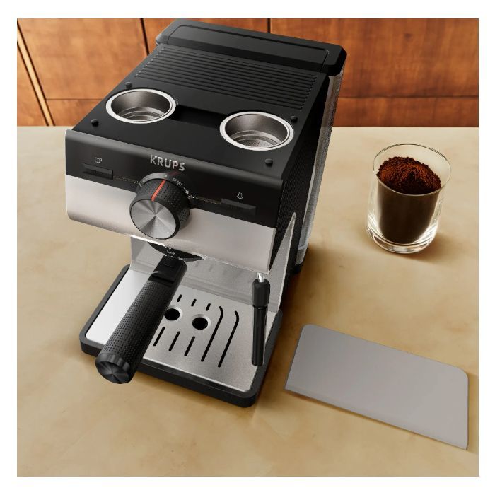 Рожковая кофеварка эспрессо Krups XP381B10 изображение 7