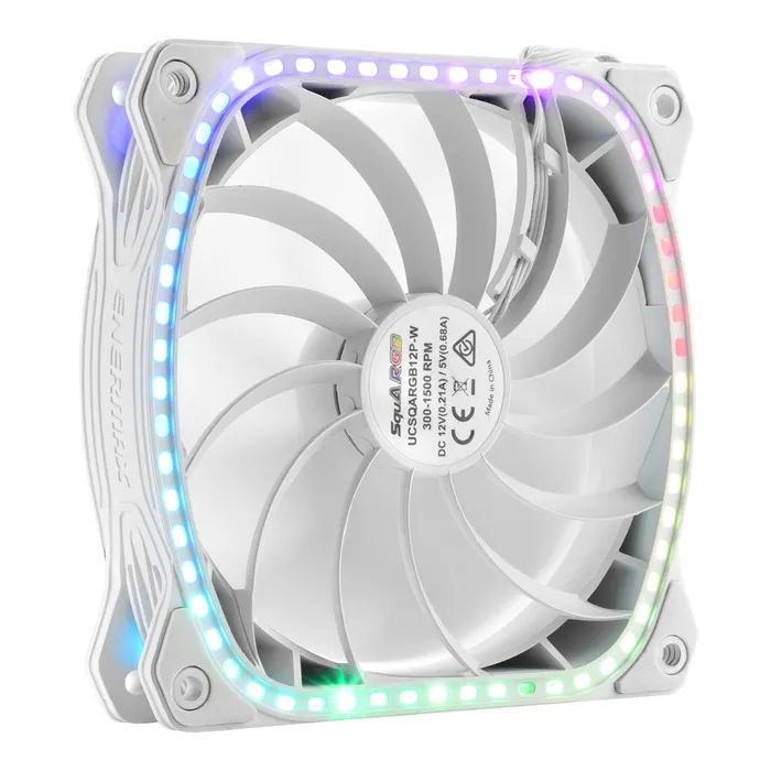 Кулер для корпуса Enermax SquA RGB White (UCSQARGB12P-W-SG) изображение 6