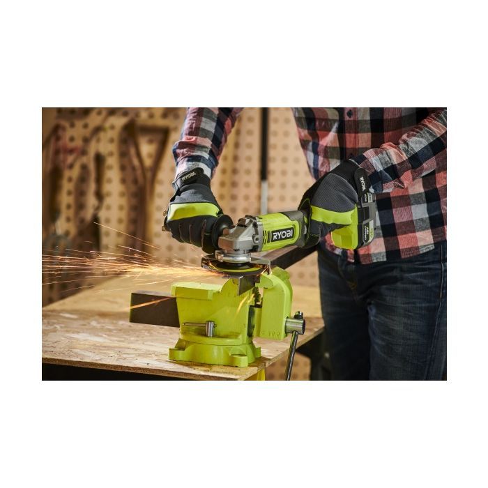 Шліфувальна машина Ryobi ONE+ RAG18125-1C40S 125мм, 18V, 1х4А·год 9000об/хв, сумка (5133005643) зображення 2