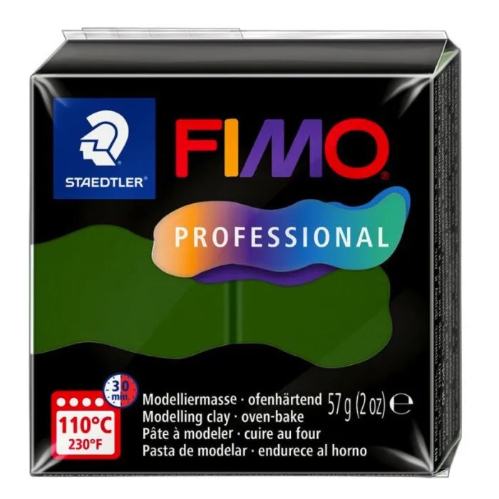 Пластика Fimo Professional, Зелена травяна, 57 (4007817163597)
