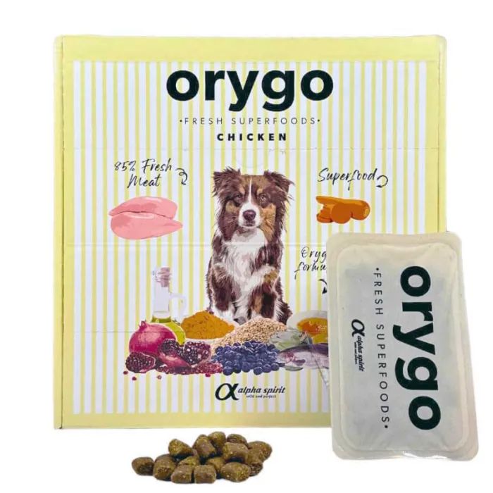 Полувлажный корм для собак Orygo Chicken (18х200 г) 3.6 кг (8436586312121) изображение 2