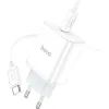 Зарядное устройство HOCO C104A USB-C PD20W + cable USB-C to USB-C white (6931474782915) изображение 4