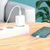 Зарядное устройство HOCO C104A USB-C PD20W + cable USB-C to USB-C white (6931474782915) изображение 9