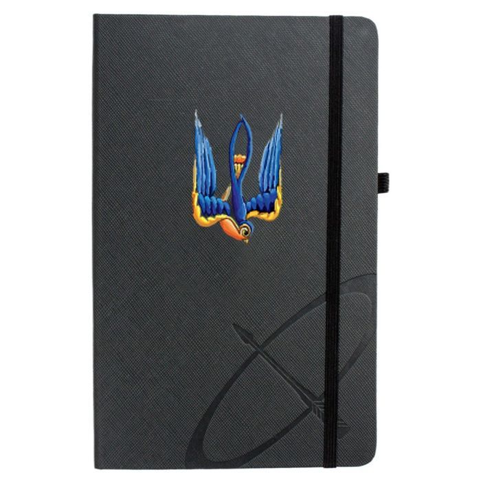 Ручка кулькова Parker IM 17 UKRAINE Black GT BP Тризуб-Ластівка + блокнот Parker + подар.упаковка GIFT24 (22032b24_T1230u) зображення 7
