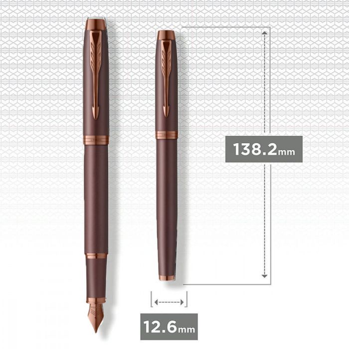 Ручка перьевая Parker IM 17 Professionals Monochrome Burgundy  FP F (28 311) изображение 5