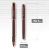 Ручка перьевая Parker IM 17 Professionals Monochrome Burgundy  FP F (28 311) изображение 5