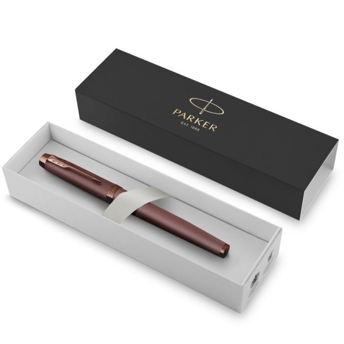 Ручка перьевая Parker IM 17 Professionals Monochrome Burgundy  FP F (28 311) изображение 6
