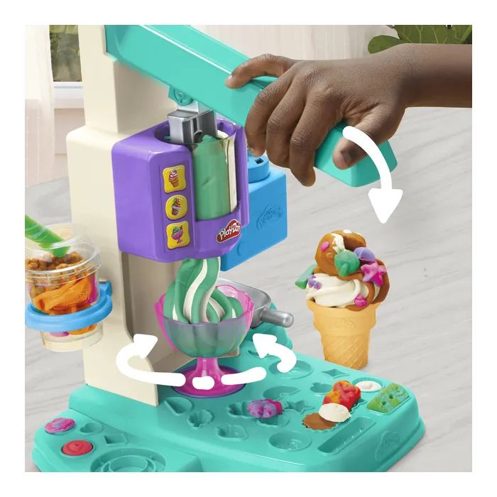 Набор для творчества Hasbro Play-Doh Райдужний вихор морозива (G0028) изображение 12