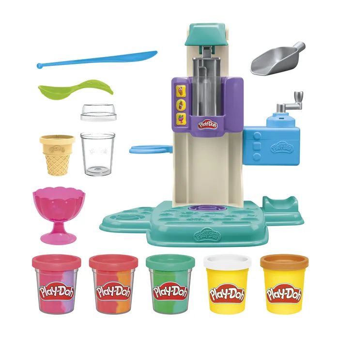 Набор для творчества Hasbro Play-Doh Райдужний вихор морозива (G0028) изображение 8