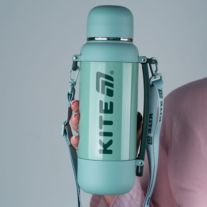 Термос Kite 1200 мл, чорний (K25-1225-1) изображение 7