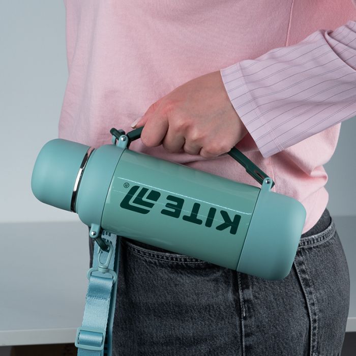 Термос Kite 1200 мл, чорний (K25-1225-1) изображение 8