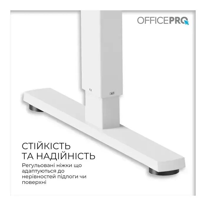 Компьютерный стол OfficePro ODE1470DW Dark Wood/Black (ODE1470DW) изображение 9