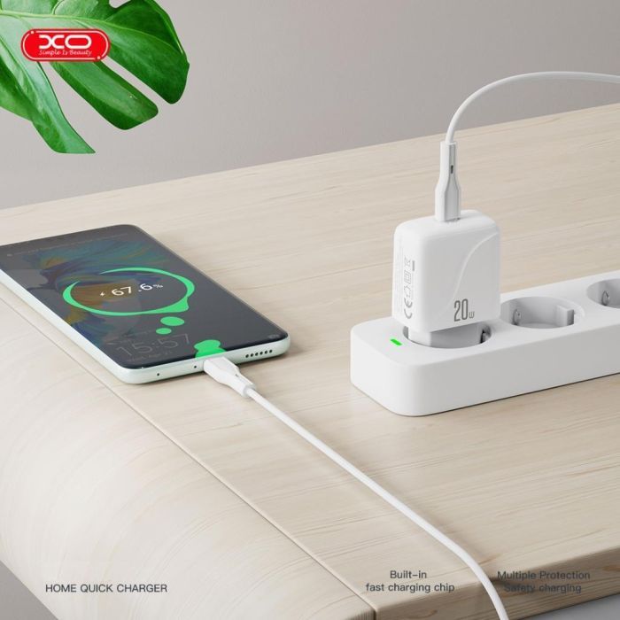 Зарядное устройство XO USB-C PD20W (XO-QC41) изображение 2