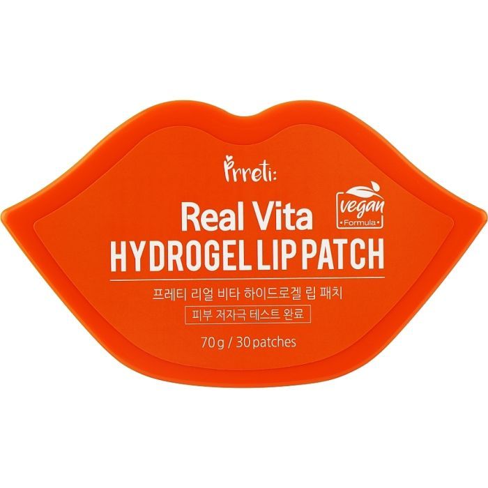 Патчі для обличчя Prreti Real Vita Hydrogel Lip Patch Для губ Зволожувальні 30 шт (8809738320884)