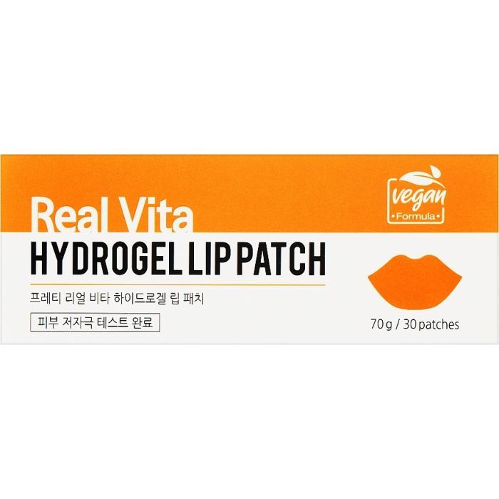 Патчі для обличчя Prreti Real Vita Hydrogel Lip Patch Для губ Зволожувальні 30 шт (8809738320884) зображення 2