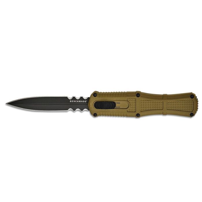 Нож Benchmade Claymore OTF Auto Serrated Green (3370SGY-1)