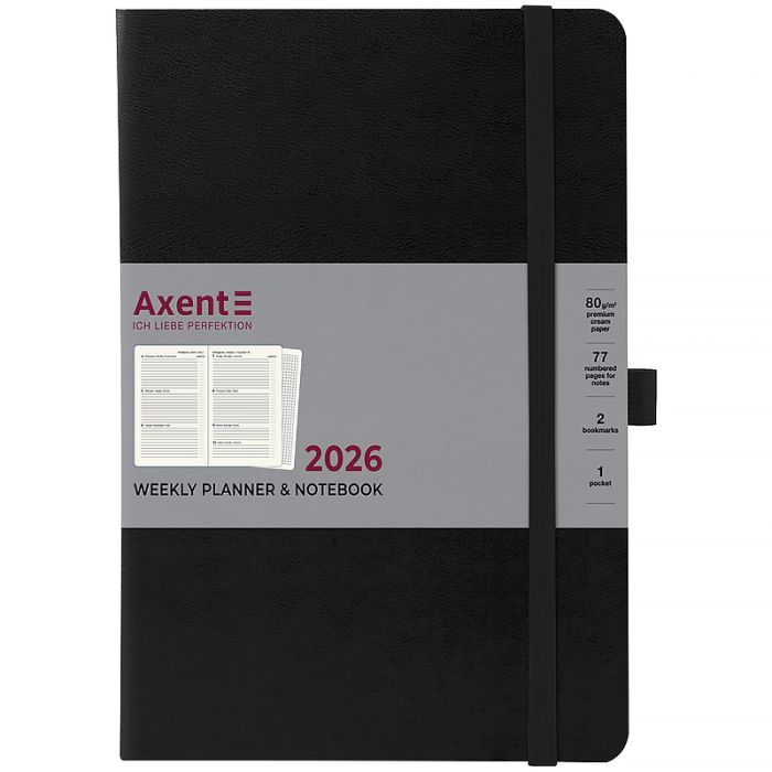 Еженедельник Axent датированный 2026 Grand Strong 195х255, синий (8530-26-02-A) изображение 2