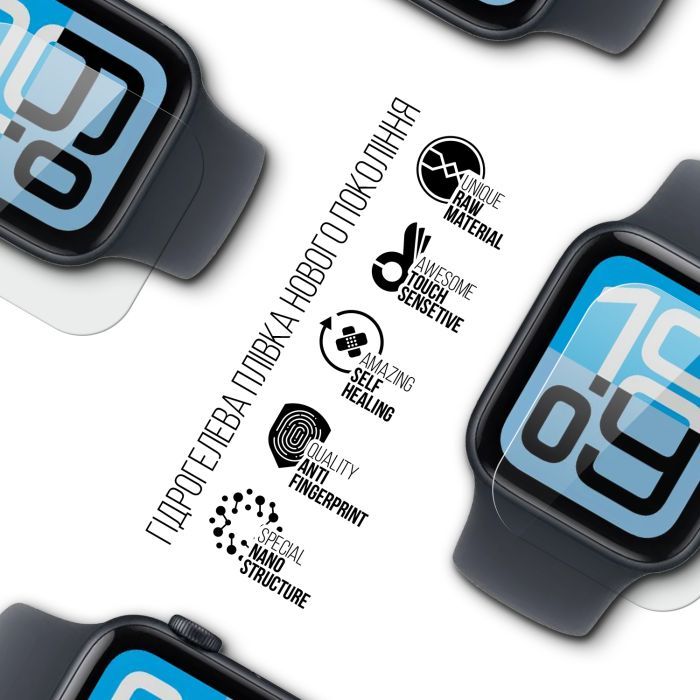 Пленка защитная Armorstandart hydrogel Apple Watch SE 3 2025 40mm 6 pcs (ARM88735) изображение 2
