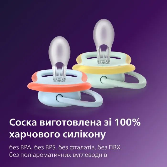 Пустушка Philips AVENT Ultra Air 0-6 місяців 2 шт (SCF087/01) зображення 8