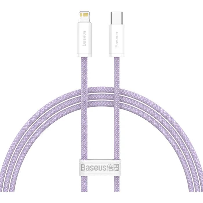 Дата кабель USB-C to Lightning 2.0m 20W purple Baseus (CALD000105)
