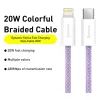 Дата кабель USB-C to Lightning 2.0m 20W purple Baseus (CALD000105) изображение 2