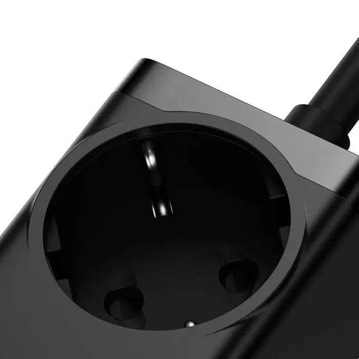 Зарядний пристрій Baseus AC + 2xUSB-C 100W + 2xUSB + cable USB-C to USB-C 100W 1.0m black (PSZM000401) зображення 4