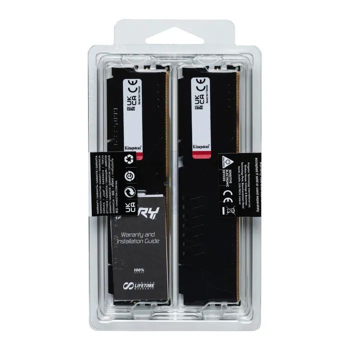 Модуль памяти для компьютера DDR5 128GB (2x64GB) 5600 MHz Beast Kingston Fury (ex.HyperX) (KF556C36BBEK2-128) изображение 6