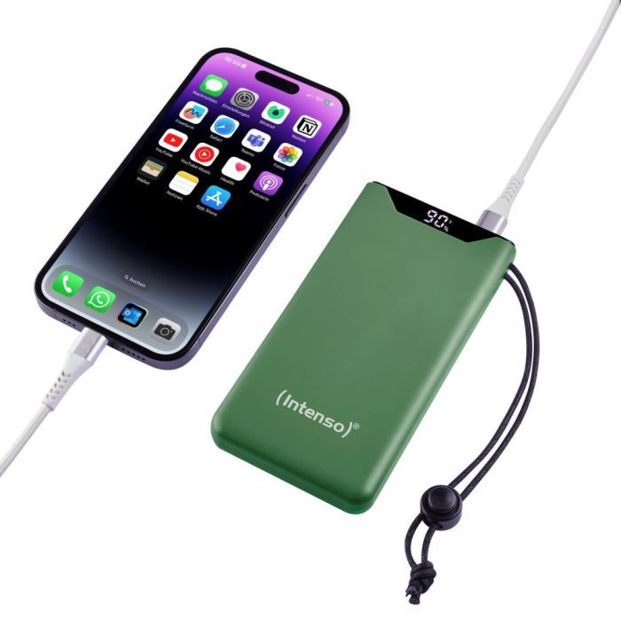 Батарея универсальная Intenso F10000 10000mAh QC3.0 green (7332037) изображение 3 Батарея универсальная Intenso F10000 10000mAh QC3.0 green (7332037) изображение 3