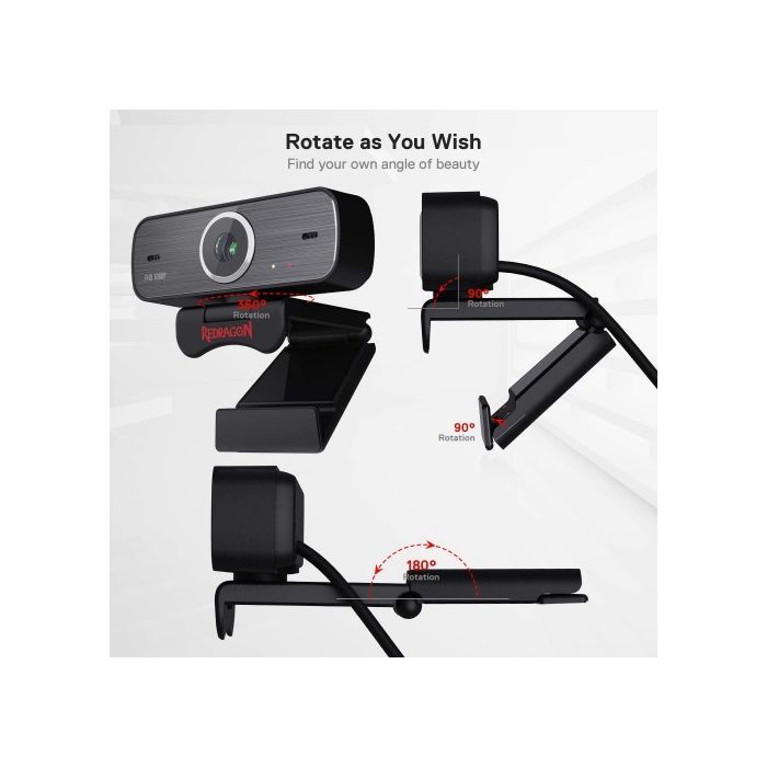 Веб-камера Redragon Hitman GW800-1 FHD (77228) зображення 5 Веб-камера Redragon Hitman GW800-1 FHD (77228) зображення 5