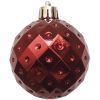 Елочная игрушка Chomik пластикові кульки компл. 16 шт, 6см, бордо (5900779853140_3) изображение 2