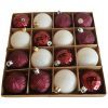 Елочная игрушка Chomik пластикові кульки компл. 16 шт, 6см, бордо (5900779853140_3) изображение 9