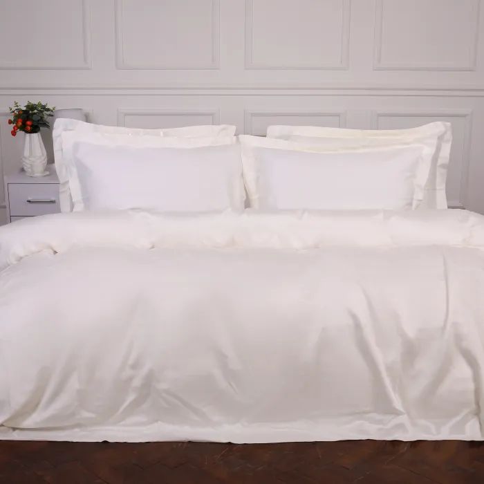 Постельное белье MirSon Tencel №01 White 2 x 160 x 220 Семейный Евро (2200009368424)