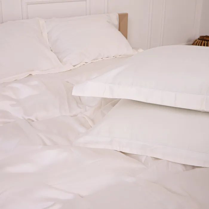 Постельное белье MirSon Tencel №01 White 2 x 160 x 220 Семейный Евро (2200009368424) изображение 7