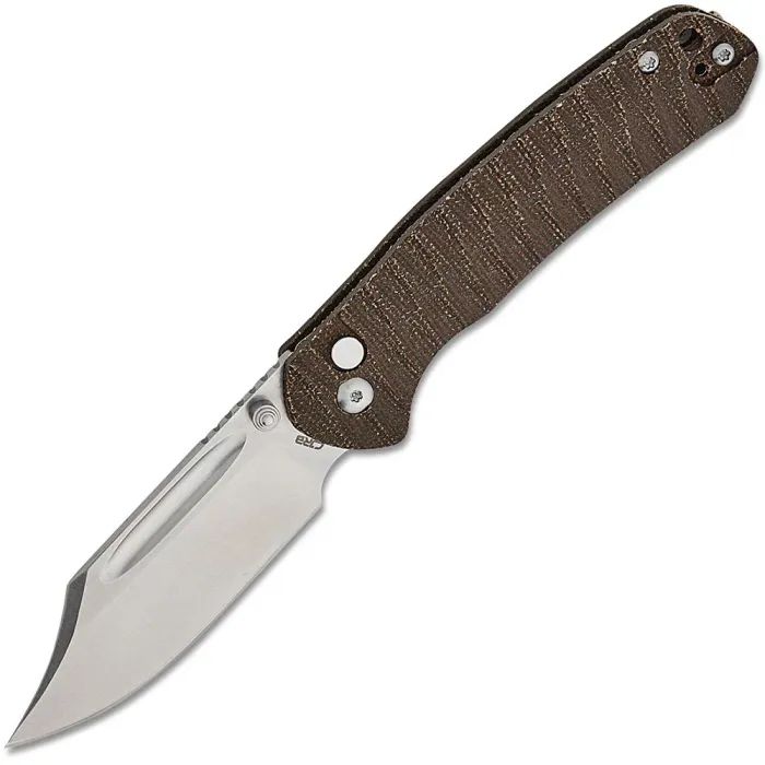 Ніж CJRB Bowie Pyrite AR-SFII Micarta OD Green (J1942-ODG)
